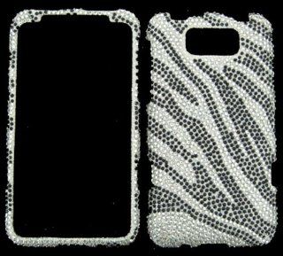 For Htc Titan X310e Silver Waves Crystal Stones Case Accessories: Cell Phones & Accessories