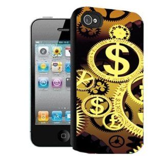 HJX iphone 4/4S Cool 3D Colourful Illusion Effect Hard Slim Fit Design Cover Protector Case for Apple iphone 4 4G 4S (Dollar And Pound Pattern): Cell Phones & Accessories