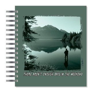 ECOeverywhere Weekend Fishing Picture Photo Album, 18 Pages, Holds 72 Photos, 7.75 x 8.75 Inches, Multicolored (PA14251) : Wirebound Notebooks : Office Products