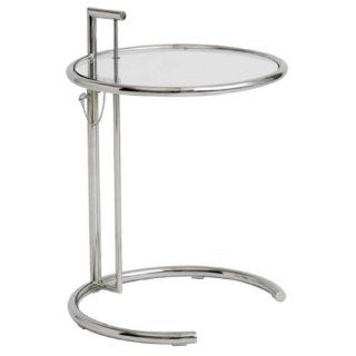 Largent Side Table in Chrome   End Tables