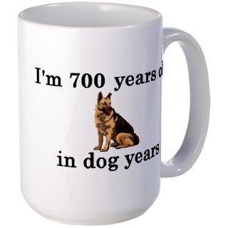 100 birthday dog years german shepherd 2 Mug by PARTYHUT