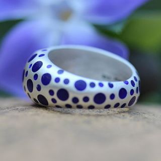 silver original dotty ring by susan beale