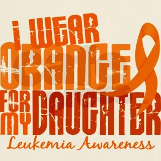 I Wear Orange 6.4 Leukemia T Shirt by orangeribbon