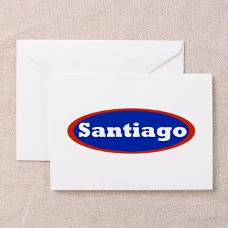 Santiago Chile Greeting Cards (Pk of 10) by Chilegiftstore
