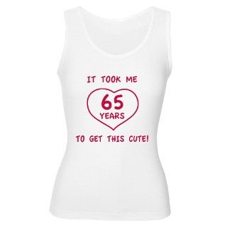 Funny 65th Birthday (Heart) Womens Tank Top by thebirthdayhill