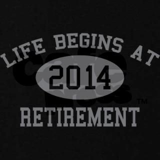 Life begins at 2014 Retirement Womens Plus Size V by Designalicious