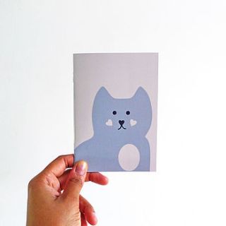 cat notebook by tea & ceremony