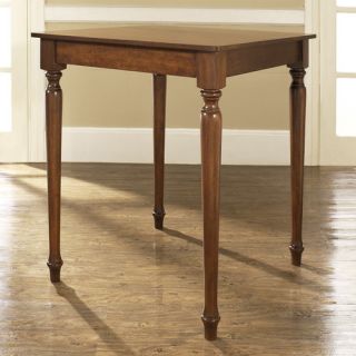 Turned Leg Counter Height Pub Table