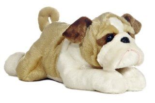 Aurora World Flopsie 12" Stuffed Bulldog Willis Cute Gift for Everyone Fast Shipping: Everything Else