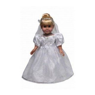 Bride Costume Girl Doll Dress Veil 18" American: Health & Personal Care