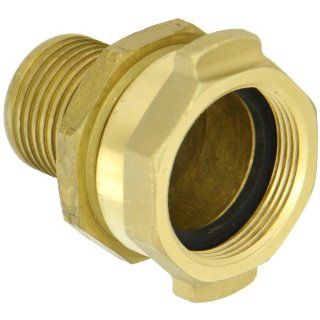 Dixon H5231 A BU Brass API Certified Holedall Fitting, Permanently Attached Petroleum Coupling, 1 1/2" NPSH Female x 1 1/2" Hose ID Barbed: Industrial & Scientific