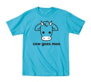 Fox Say Cow Goes Moo Funny Toddler T Shirt: Clothing