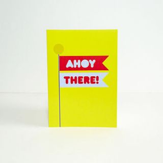 ahoy there! greetings card by tea & ceremony