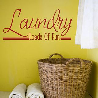 laundry room wall art quote by mirrorin