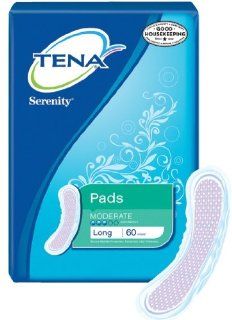 Serenity/Tena Moderate Pads, Long (Formerly Extra Plus), Case/180 (3 bags of 60): Health & Personal Care