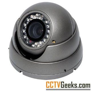 EYEMAX IB 6039V   Eyeball IR Dome Metal Camera + 620TVL + Sony Super HAD II + 2.8~12mm AVF + 35IR + ATW + Dual Power : Camera & Photo