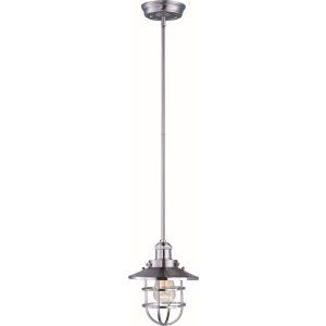 Maxim MAX 25050SN Satin Nickel Mini Hi Bay 1 Light Pendant