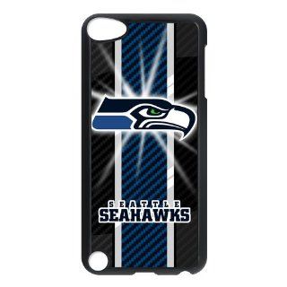 Custom NFL Seattle Seahawks Back Cover Case for iPod Touch 5th Generation LLIP5 1260 Cell Phones & Accessories