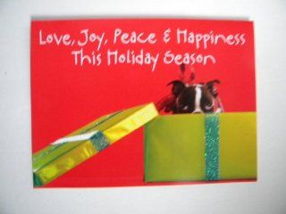 Boston Terrier Christmas Cards Box of 14 