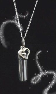 PAIR of Open Heart CREMATION URN NECKLACES   18" & 24" w/Pouches (his & hers set) : Other Products : Everything Else
