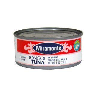 Miramonte Tongol Tuna Chunk Light    6 oz: Health & Personal Care