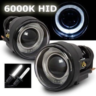 05 09 Dodge Charger 6000K HID Halo Projector Fog Lights Kit with Ballasts: Automotive