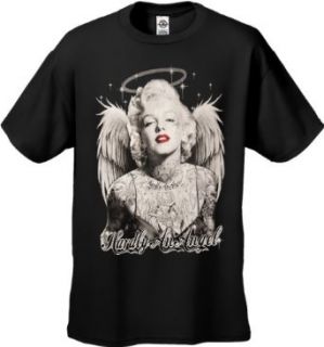 Marilyn Monroe "Hardly An Angel" Men's T Shirt #B486 ps: Clothing