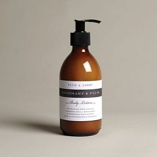 rosemary and plum body lotion by plum & ashby