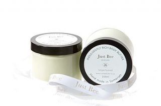 beeswax body butter by just bee