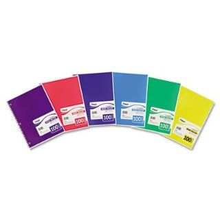 Spiral Bound Notebook Wide/Margin Rule101/2x8White1 Subject 100 Sheets/Pad: Office Products