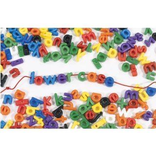 Lower Case Letter Beads; Multi Colored; 288 Piece Pack; no. R 2186