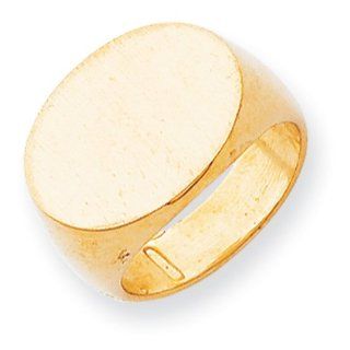 14k Men's Signet Ring: Jewelry