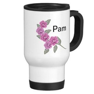Ribbon Flower Purple Blooms Mug