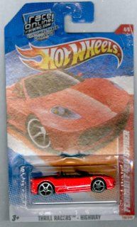 Hot Wheels 2011 Ferrari F430 Spider, 190/244 Thrill Racers   Highway 4/6, 1:64 Scale (Red): Toys & Games