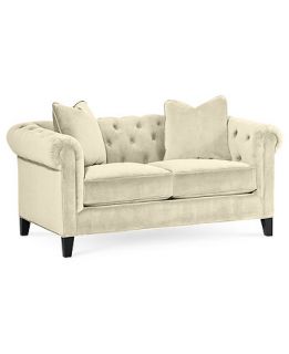 Rayna Fabric Loveseat, 66W x 38D x 30H Custom Colors   Furniture