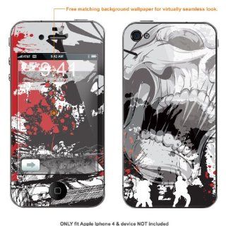 Matte Protective Decal Skin Sticker (Matte Finish) for Apple Iphone 4 & 4S case cover MAT_iphone4 237: Cell Phones & Accessories