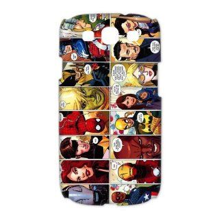 Custom Marvel Comics Avengers 3D Cover Case for Samsung Galaxy S3 III i9300 LSM 235: Cell Phones & Accessories