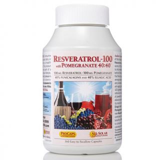 Andrew Lessman Resveratrol 100 with Pomegranate 40:40   360 Capsules