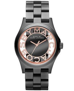 Marc by Marc Jacobs Watch, Womens Henry Gunmetal Tone Stainless Steel Bracelet 40mm MBM3254   Watches   Jewelry & Watches