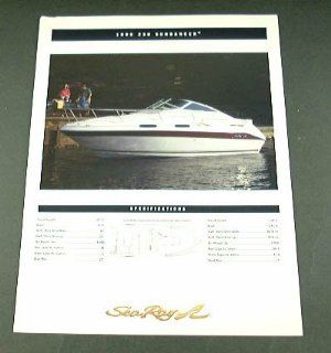 1995 95 SEA RAY 230 SUNDANCER Boat Spec Sheet BROCHURE: Everything Else
