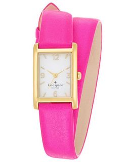 kate spade new york Watch, Womens Cooper Vivid Snapdragon Double Wrap Leather Strap 32x21mm 1YRU0248   Watches   Jewelry & Watches