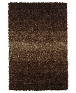 Dalyn Area Rug, Metallics Shades Shag Coffee 9 x 13   Rugs