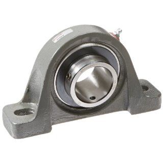 Browning VPS 228 AH Pillow Block Ball Bearing, 2 Bolt, Air Handling Duty, Setscrew Lock, Contact and Flinger Seal, Cast Iron, Inch, 1 3/4" Bore, 2 1/8" Base To Center Height: Industrial & Scientific