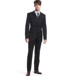Bar III Suit Separates Black Solid Extra Slim Fit   Suits & Suit Separates   Men