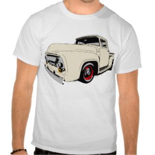 Old Ford F100 Pickup Truck in Cream Tee Shirts