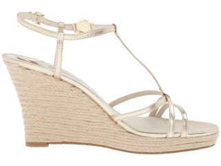 MICHAEL Michael Kors Kami T Strap Pale Gold Metallic Nappa