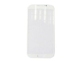 Outer Front Screen Glass Lens Replacement for Samsung Galaxy S4 i9500 White: Cell Phones & Accessories