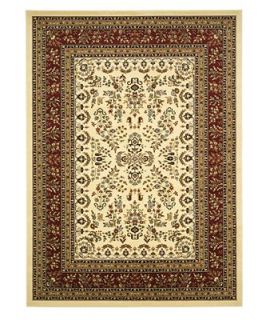 MANUFACTURERS CLOSEOUT! Safavieh Area Rug, Lyndhurst LNH331A Ivory/Red 5 3 x 7 6   Rugs