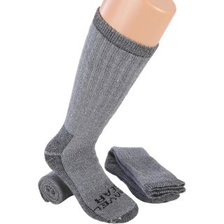 Gravel Gear Tall Full Cushion Merino Wool Socks — Charcoal, Two Pairs  Socks
