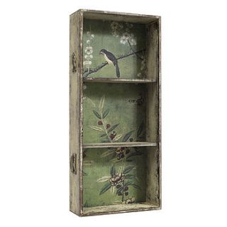 wallpapered drawer upright cabinet by out there interiors